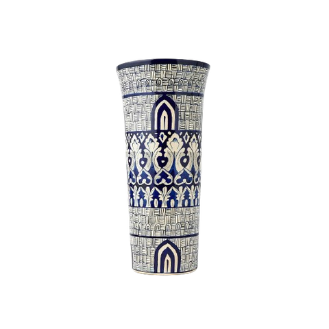 Ceramic Floral Mughal Vase - I