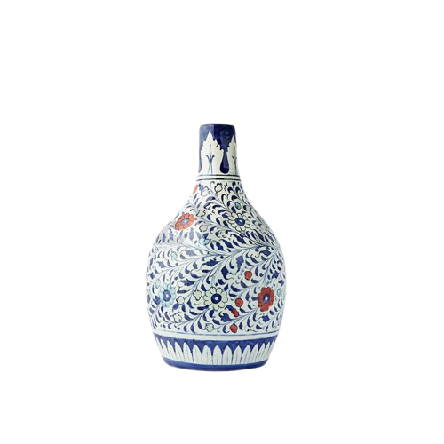 Ceramic Floral Surahi Vase (MC-L)