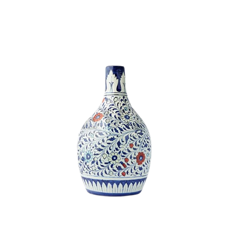 Ceramic Floral Surahi Vase (MC-L)
