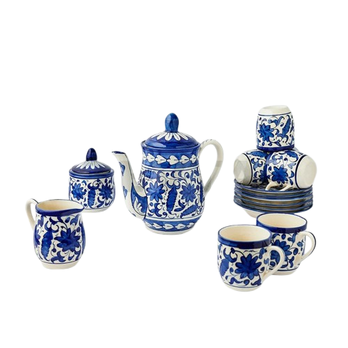 Ceramic Floral Tea Set 2