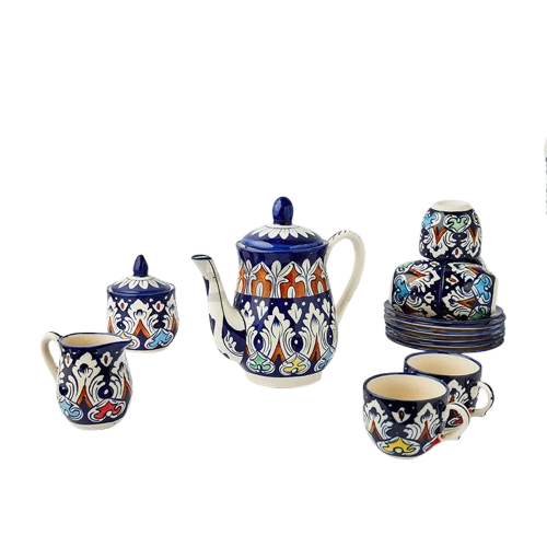 Ceramic Floral Tea Set (MC-1)