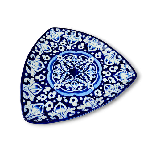 Blue Celico Triangle Dish