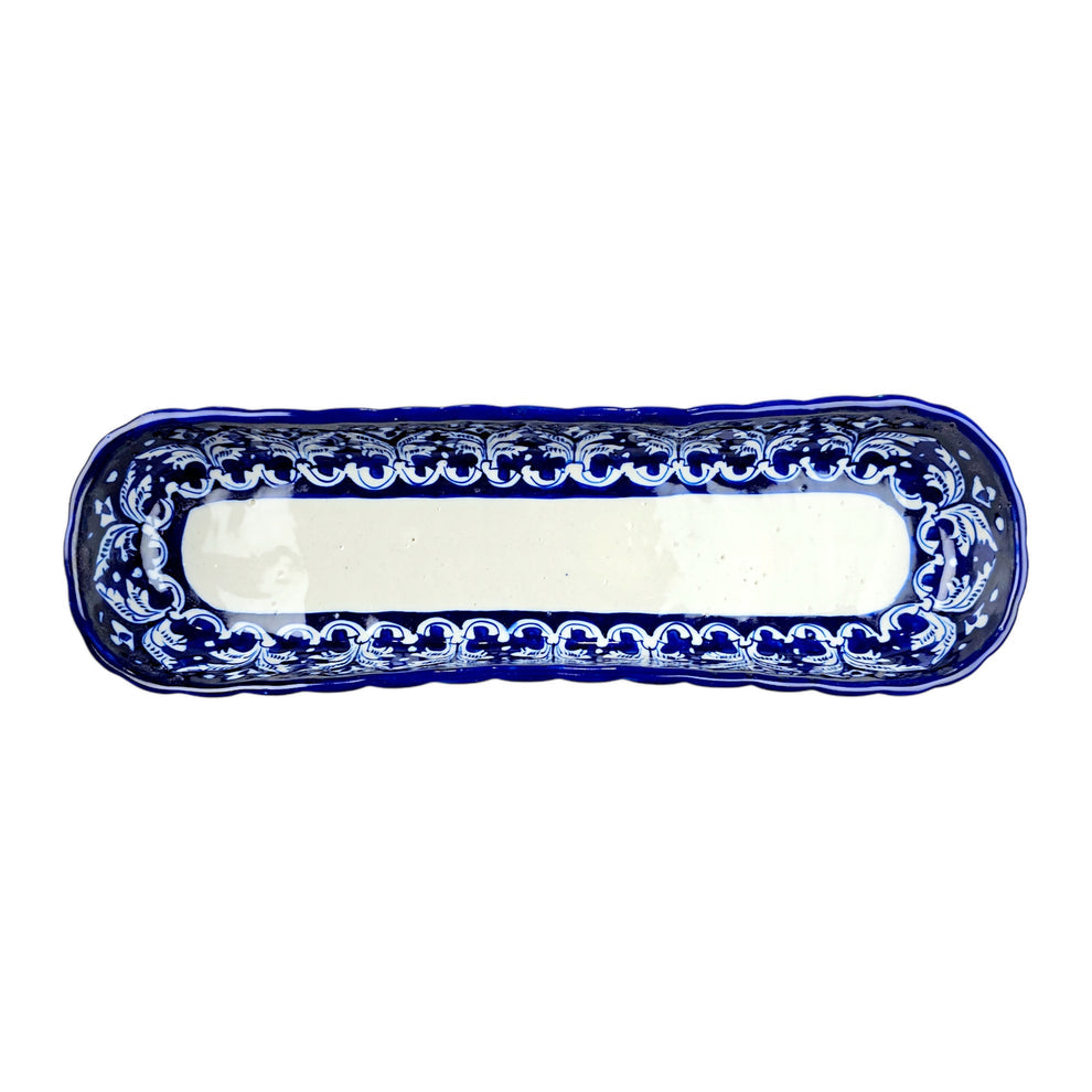 Blue Felicity Long Serving Dish