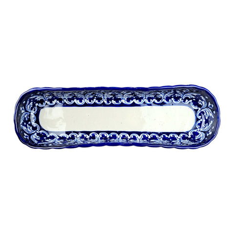 Blue Felicity Long Serving Dish