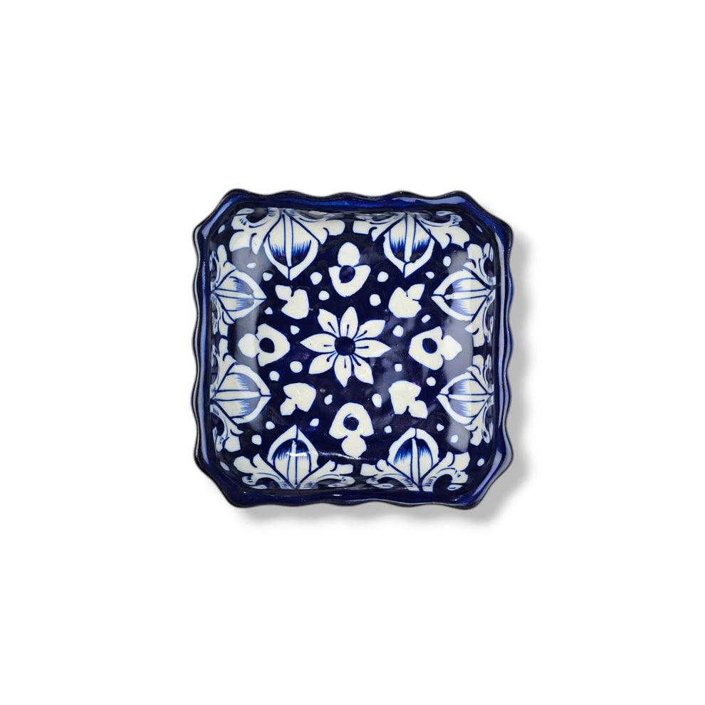 Blue Celico Square Small Dish