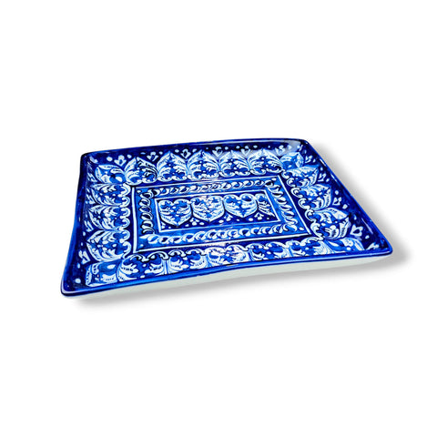 Blue Felicity Flat Dish