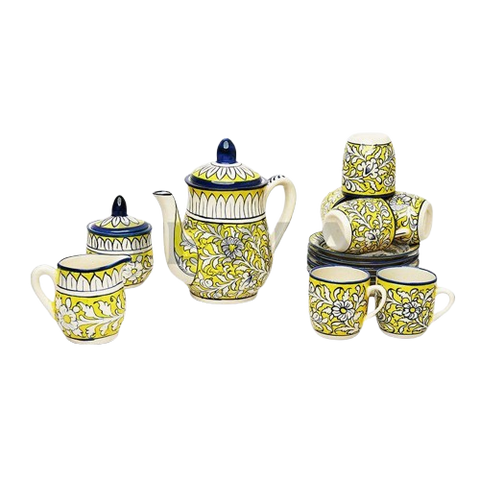 eramics Floral Tea Set (YC)