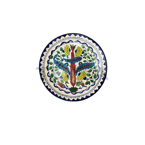 Decorative Plate (Iznik Art with Flower Design)