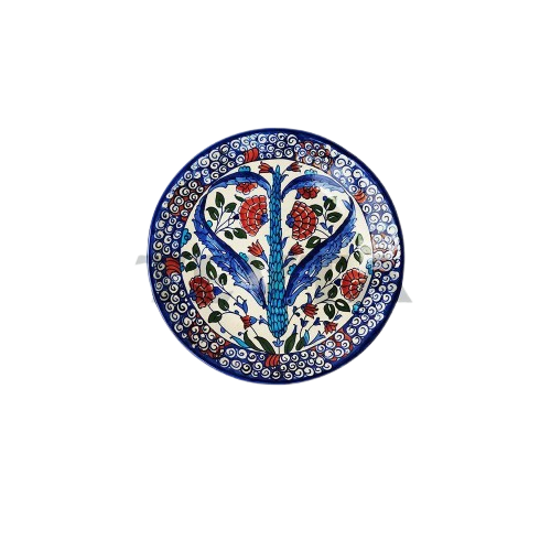 Decorative Plate (Iznik Art with Floral Design)