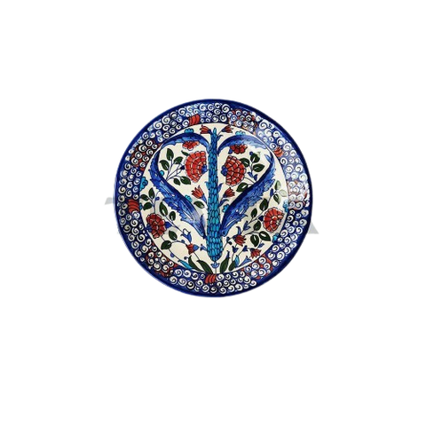 Decorative Plate (Iznik Art with Floral Design)