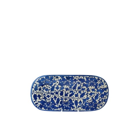 Handmade Ceramic Floral Bread Dish (BC)