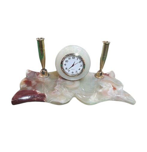 Double Pen Holder Wth Watch