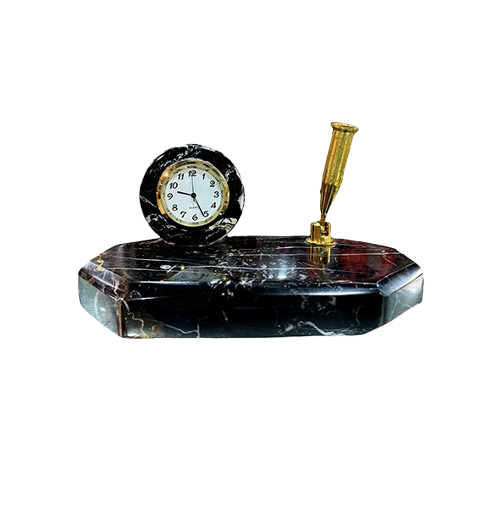 Hexagon Style Watch and Pen Holder