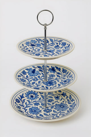 3-tier ceramic cake stand