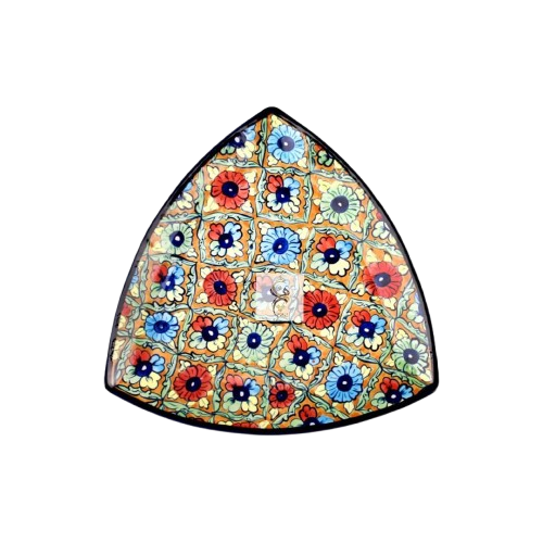 Blue Pottery Triangle Platter – 01