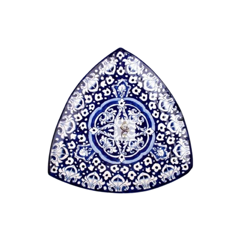 Blue Pottery Triangle Platter – 02