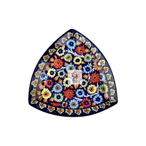 Blue Pottery Triangle Platter – 04