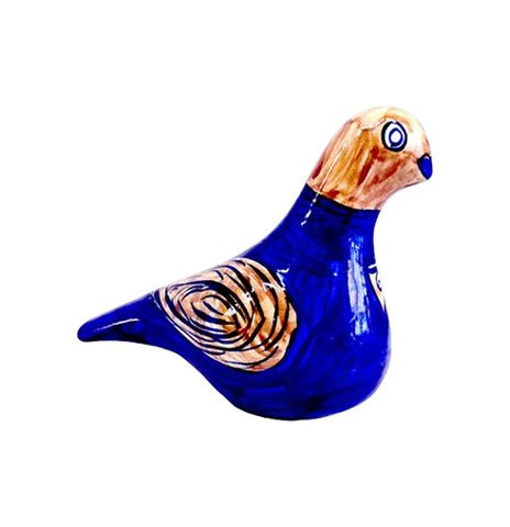 Blue Pottery Pigeon