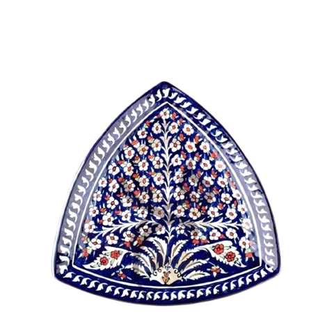 Blue Pottery Triangle Platter – 05