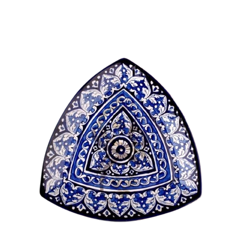 Blue Pottery Triangle Platter – 06